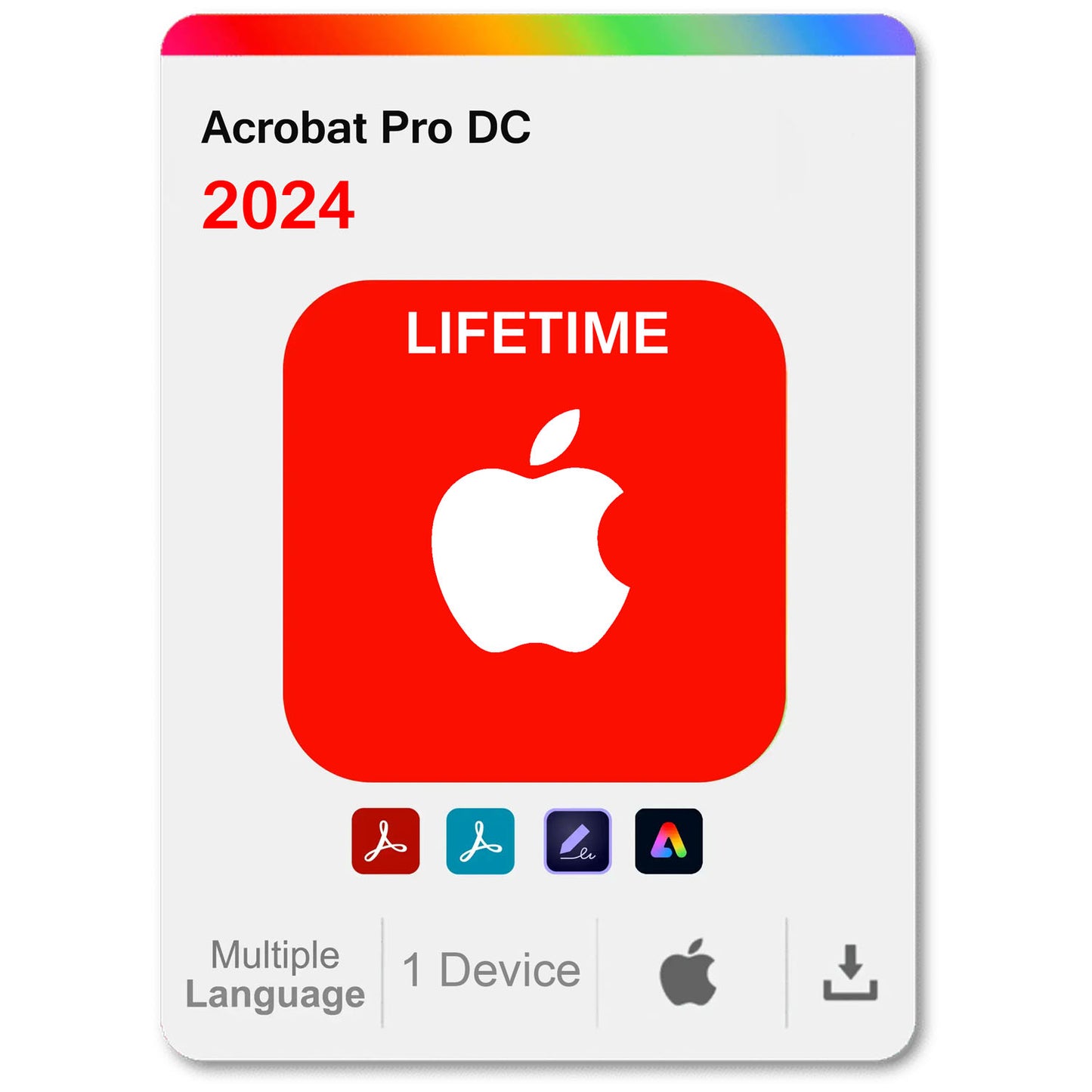 Acrobat 2024 for MAC Lifetime PDF Full version