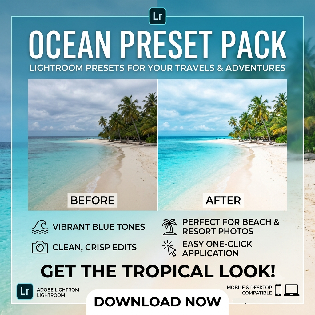Ocean Presets Pack Lightroom