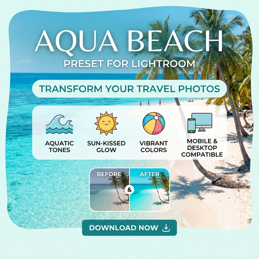 Aqua Beach Presets Pack Lightroom