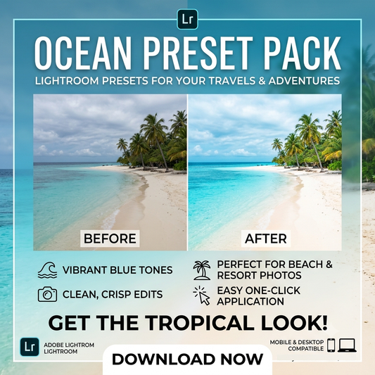 Ocean Presets Pack Lightroom